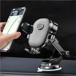 product_image_name-Generic-Innovation New Model Universal Adjustable Car Phone Holder - 360° Rotatable Suction Mount for Dashboard & Windshield - Secure Grip for All Smartphones - Black-7