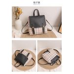 Fashion Plaid Mini Backpack – Sweet Style Double-Shoulder Bag - image 4