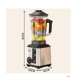 product_image_name-White Label-8 In 1 Commercial Professional High-Power Multi-Purpose Blender - 9500W - 4.0L - Silver and Black-2