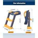 product_image_name-Generic-Kids Toilet Training Ladder Seat – Adjustable Toddler Potty Trainer with Steps, Foldable Anti-Slip Toilet Seat for Children-2
