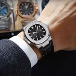 product_image_name-Fashion-5 IN 1 Men's Alloy Quartz Watch + Bracelet - Black-2