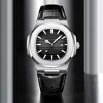 product_image_name-Fashion-5 In 1 Men's Alloy Quartz Watch with Bracelet - Black-4