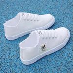 product_image_name-Generic-Unisex Pattern Canvas Sneakers, Casual Shoes for Girls, Lace-up Flat Shoes-3