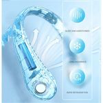 product_image_name-Generic-New Rechargeable Neck Fan - 360 Degree Rotating Portable Fan - White-5