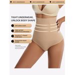 product_image_name-Generic-Lifter Seamless Women High Waist Slimming Panty Tummy Control-Biege-1
