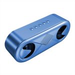 Generic Wireless Bluetooth Audio 3D Surround Dual Speaker -Blue
