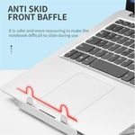 Generic Laptop/Tablet Stand, 360 Degree Rotation, Foldable Holder - White - image 3
