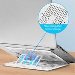 Generic Laptop/Tablet Stand, 360 Degree Rotation, Foldable Holder - White - image 4
