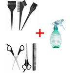 A C R High Scissors,Barbering bottle, Brushes - Multicolours 
