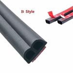 Generic Universal Type B Soundproof Rubber Door Seal Strip - 10m - Black - image 3