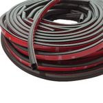Generic Universal Type B Soundproof Rubber Door Seal Strip - 10m - Black - image 7