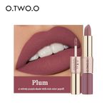 O.TWO.O 2 IN 1 Matte Lipstick & Liquid Lipstick in Plum