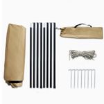 product_image_name-Generic-3*3m Waterproof Tarpaulin Canvas Outdoor Canopy/camping Tent-8