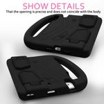 Generic For  iPad Mini 5 / 4 / 3 / 2 / 1 Sparrow Style EVA Children's Flat Anti Falling Protective Shell(Black) - image 2