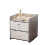 product_image_name-Generic-Modern 2-Drawer Bedside Table with Raised Guard-2
