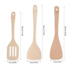 A Design 3pcs Large Bamboo Kitchen Ware - Multicolours - image 3