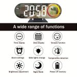 Generic Voice-Activated, Creative Color-Changing Clock - A Multifunctional Electronic Timepiece. A Stylish New Home Décor Accent - LED Desk and Bedside Clock. - image 8