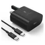 product_image_name-Samsung-Super-Fast Charger USB to Type-C Travel Charger Adapter - 45W with USB - Type -C Cable Black -2