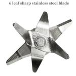 product_image_name-Hoffmans-2L Silent Commercial Blender - Noise-Proof with Unbreakable Jar HM-2088 - 4800W - Black/ Silver-4