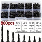 Generic 800pcs M2 Mini Self-Tapping Screw Set,Various Sizes, with Storage Box - image 5