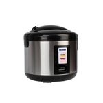 Mikachi 1.8 Litre Rice Cooker (MIK-1800s) - Black/Silver - image 2