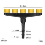 product_image_name-Generic-Gardening Watering Sprinkler Nozzle, Specification: 5 Head With 1 inch/1.2 inch Interface-3