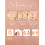 Generic Invisible strapless silicone push-up bra - image 2