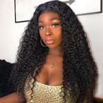 Fashion 75cm Hair Wig Curly Long Lace Frontal Wigs Natural Hairline 180% Density