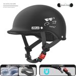 product_image_name-Generic-Motorcycle helmet, motorcycle safety helmet, riding half helmet-1