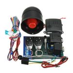 Generic Universal Car Alarm System with Keyless Entry and 2 Remote Controls