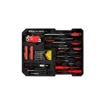 product_image_name-Generic-187Pcs Tool Set with Telescoping Handle & 2 Wheels -4-Layer Chrome Vanadium - (W36 x D20 x H50)cm / (W14.2 x D7.9 x H19.7)inch-5