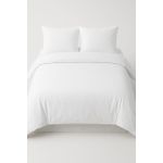SOFT White Ultra Queen Cotton Duvet Set, with 1 Bedshit, 1 Puvet, 2 Pillowcase