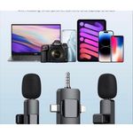 Generic Wireless Lavalier Microphone Set - Dual Clip-On Mics with Multi-Device Receiver - image 2