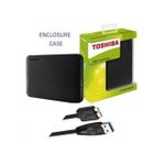 Toshiba USB 3.0 Laptop External Hard Disk Enclosure Case