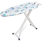 Quality Lightweight Metal Ironing Board 122 cm L x 38 cm W - Multicolour