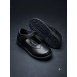 Haki Girls black school shoe - image 2