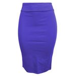product_image_name-White Label-Pencil Skirt - Royal Blue-1