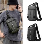 product_image_name-Generic-1pcs Men’s Crossbody Chest Bag – Waterproof Sling Backpack - Gym/Lectures/Casual Boy's Outdoor Phone Bags(Stylish & Compact For Students/Professionals)-7