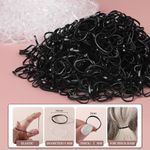 Generic Elastic Hair Bands with Hair Loop Styling Tool,  2000pcs Elastic Hair Ties with Organizer Box - image 3