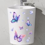product_image_name-Generic-Blue Light Butterfly Wall Decoration Luminous Wall Stickers-Suitable For Living Room Bedroom Background Decoration-3