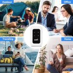 product_image_name-Generic-LTE Wifi 4G/5G 150Mbps Portable Mobile MiFi with SIM Card Slot, Plug and Play - 2100mAh -White-2