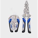 1-Pack Multi-Function Folding Wire Strippers, Electrician Tools Crimping and Splitting Wire Strippers