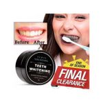 3Og - Activated Organic Natural Teeth Charcoal Powder - Black