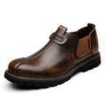 product_image_name-Banagat-Men's Oxfords Formal Flat Business Shoes Loafers Italian Official Brown - Brown - EU 43-2