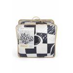 Checkerboard Bedding Set - Black and White 