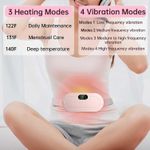product_image_name-Generic-Rechargeable menstrual pain reliever device - cramp massager - white-2