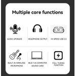 YUUIKLLE USB Audio Interface for Guitarists, Vocalists, Podcasters or playback studio quality sound - image 6