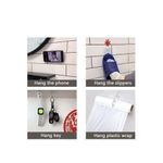 Generic 30 Pcs Adhesive Hooks, Strong Hooks, Coat Hangers, Household Hooks - image 3