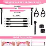 product_image_name-Generic-14pcs Pilates Bar Set with 6 Resistance Bands 81.65KG, Multi-Functional Fitness Puller for Yoga and Home Workouts-4