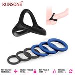 product_image_name-Khufuzi-7pcs Pack Elastic Penis Ring Testicle Restraint Sexual Pleasure Erection Enhanced Silicone Adult Penis Rings Prolonged Intercourse Long Lasting Stronger Ultra Soft Stretch Sex Toy for Men Couples-1